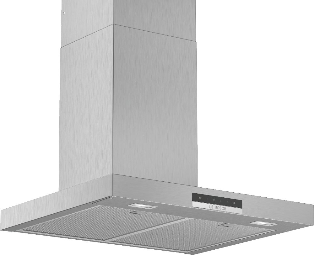 Bosch DWB66DM50B Series 4 60cm Chimney Cooker Hood, Brushed Steel, A Rated