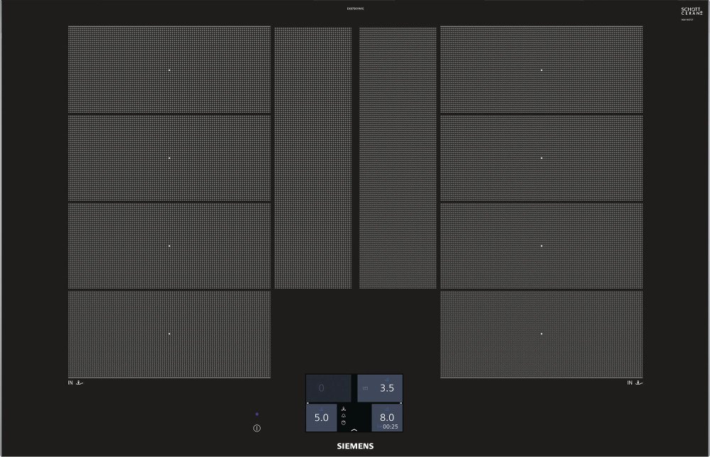 Buy Siemens iQ700 EX875KYW1E Induction Hob Stainless Steel Side Trim
