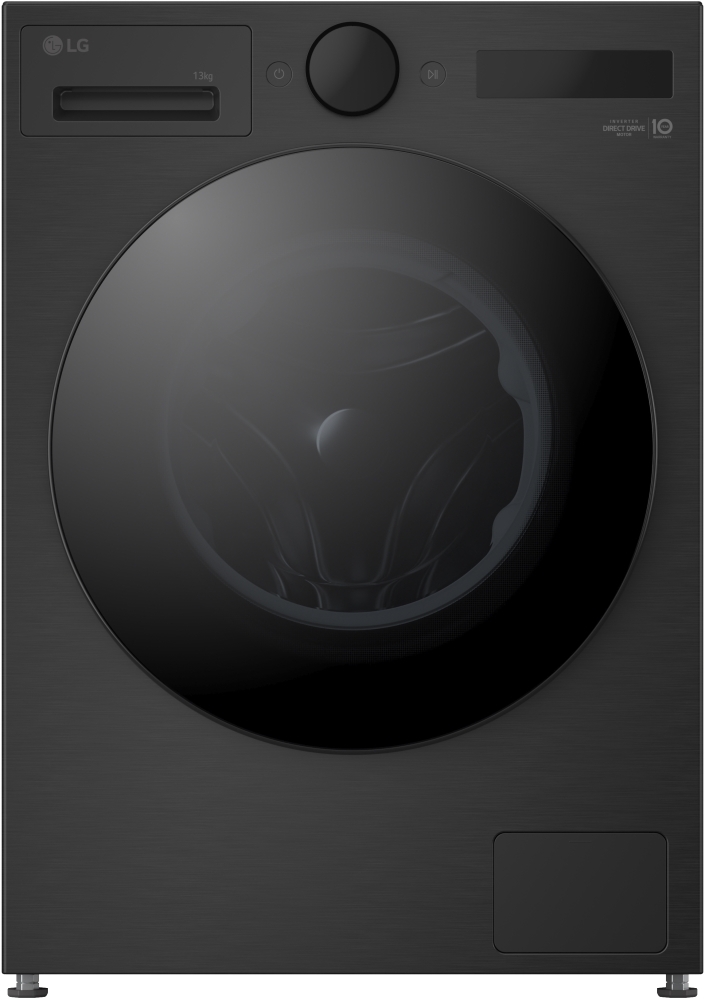 LG 13kg Washing Machine - 1400rpm - AI DD™ - Matte Black - F4X7513TBB F4X7513TBB