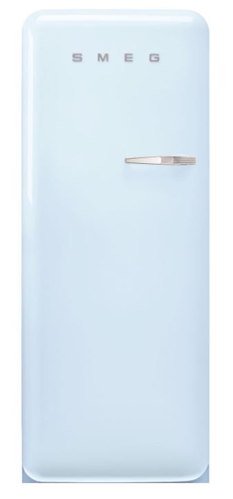 Smeg FAB28LPB5UK Retro Tall Fridge with Ice Box, Pastel Blue