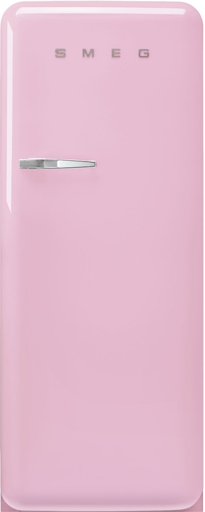 Smeg Pink Fab28rpk5uk Tall Fridge With Ice Box