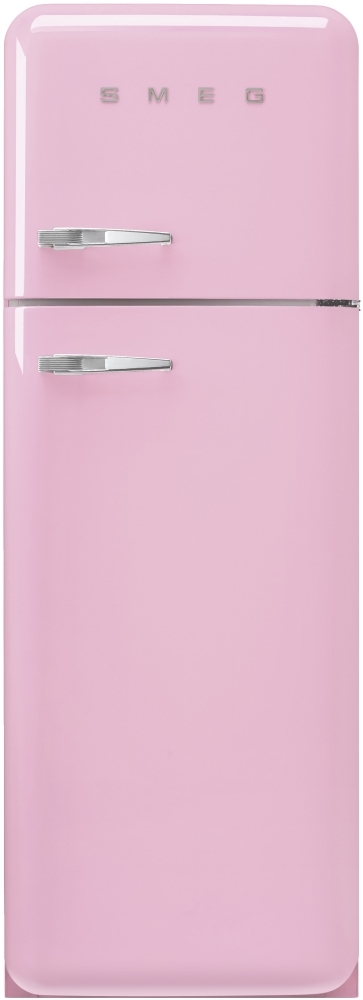 Smeg 50'S Style 60Cm Freestanding Fridge Freezer Right Hand Hinge In Pink Fab30rpk6uk - Image 3