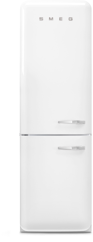 Smeg FAB32LWH6UK Total No Frost Fridge Freezer, 60/40, White, C Rated, Freestanding