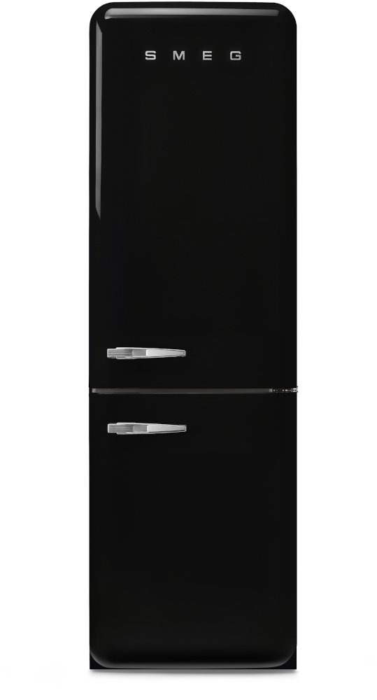 Smeg FAB32RBL6UK Fridge Freezer - Black - 331 L Total Capacity - Multiflow Cooling - Lifeplus 0C Drawer FAB32RBL6UK