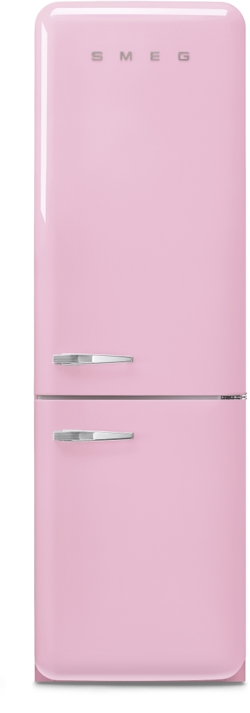 Smeg FAB32RPK6UK Fridge Freezer - Total No Frost - 1968mm Height - Pink FAB32RPK6UK