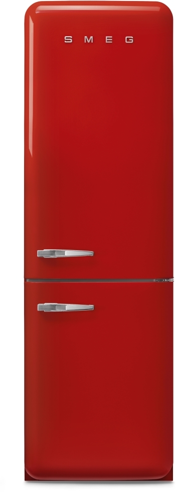 Smeg - FAB32RRD6UK - Fridge Freezer - 60/40 Split - 331L Total Capacity - Red FAB32RRD6UK