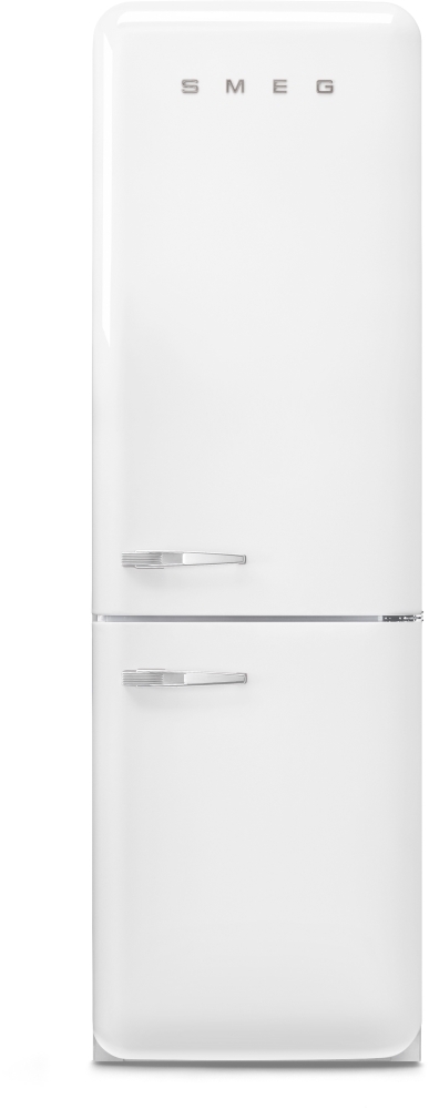 Smeg FAB32RWH6UK Total No Frost Fridge Freezer, 60/40, White, C Rated, Freestanding