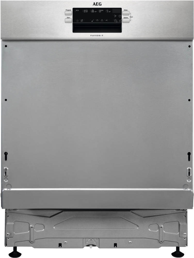 Aeg Stainless Steel Fee64917zm 6000 Satelliteclean Semi Integrated Dishwasher