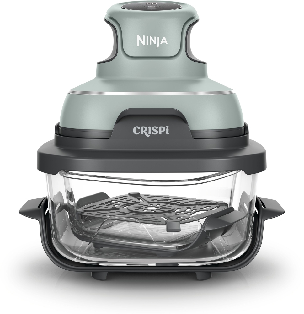 Ninja FN101UKSG CRISPi 4in1 Portable Glass Air Fryer 3.8L Capacity Sage Green