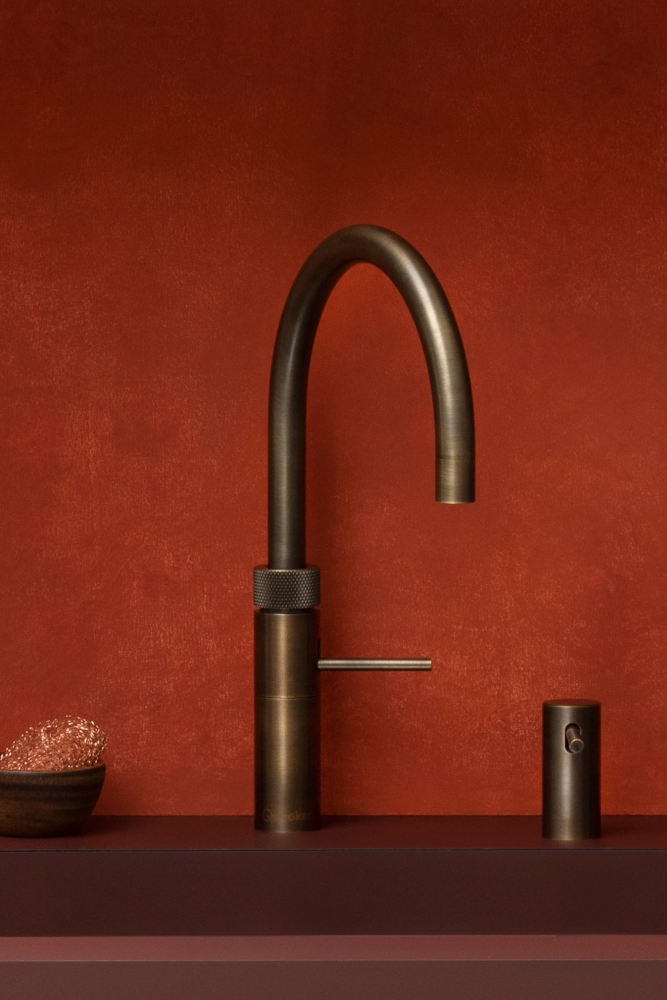 Quooker FRPTN Fusion Round Tap (Tap Only), Patinated Brass