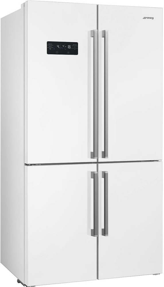 Smeg FQ60BDE White American Fridge Freezer - 572L Total Capacity - No Frost - Lifeplus 0C Drawer FQ60BDE