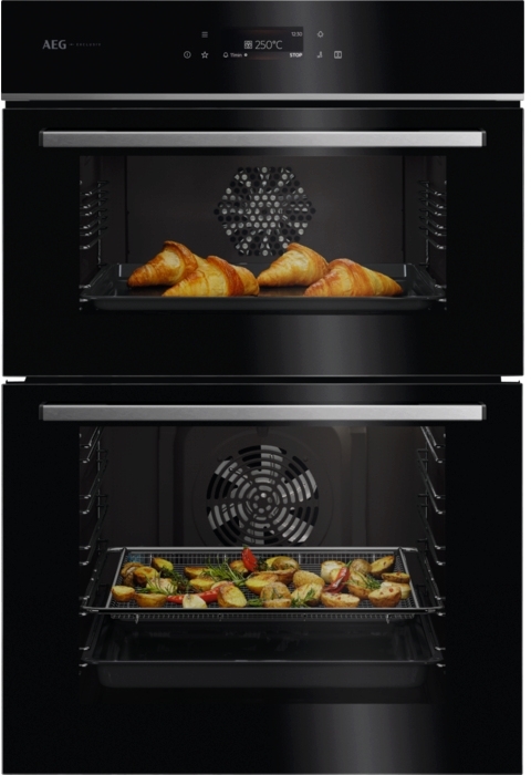 AEG - GE7CP61FB - Built-In Electric Double Oven - 39L/61L Capacity GE7CP61FB Exclusiv