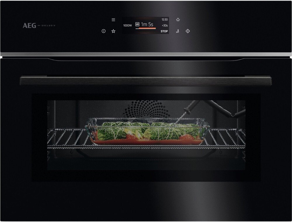 AEG GK7NK62FB Built-In Combination Microwave Oven, Black