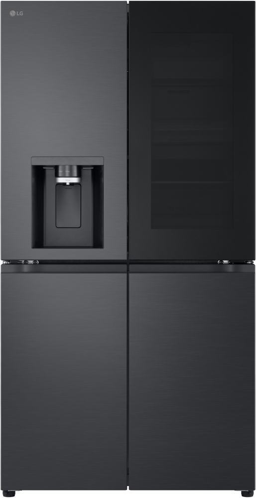 LG GMK960EV2E American Fridge Freezer - InstaView - Essence Black Steel - Image 2