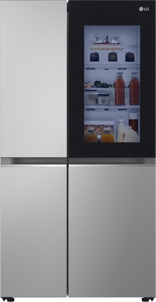 LG GSVV80PYLL American Fridge Freezer - 655L Total Capacity - InstaView - NatureFRESH Cooling - Prime Silver
