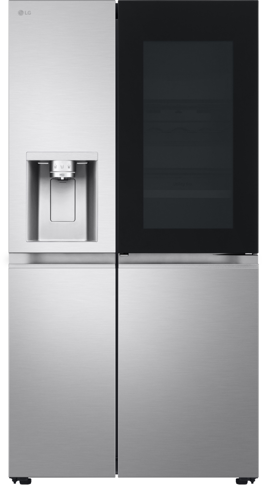 LG GSXE91BSAD American Fridge Freezer - Brushed Steel - 628L - InstaView Door-in-Door GSXE91BSAD