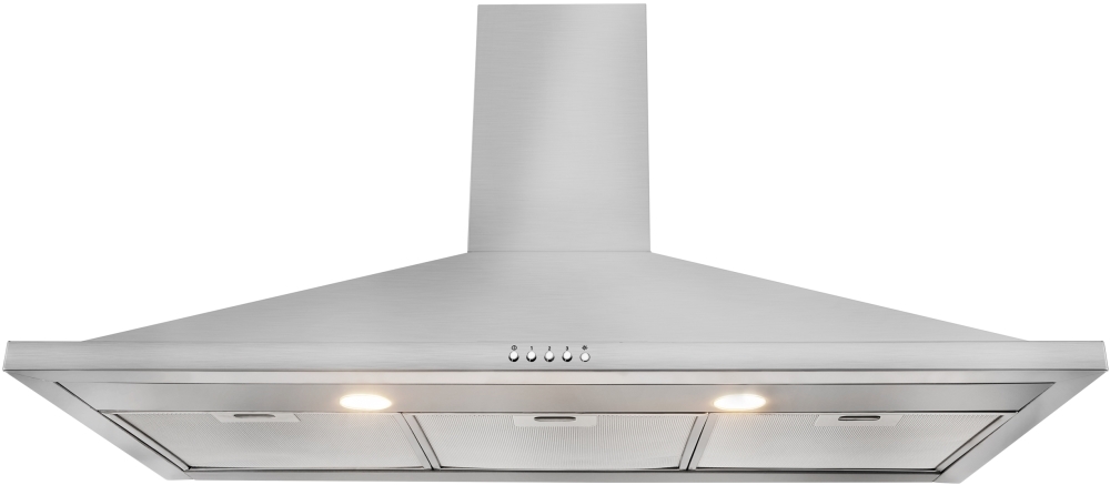 Leisure H102PX 100cm Chimney Cooker Hood - Stainless Steel - 590 m³/h Extraction Rate H102PX