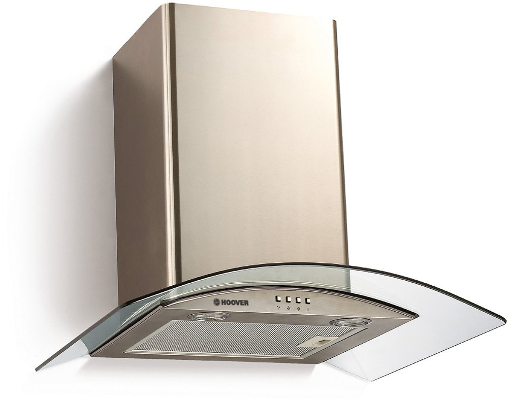 Hoover HGM610NX 60cm Chimney Cooker Hood, Stainless Steel, C Rated