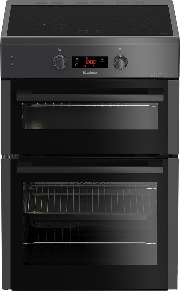 Blomberg HIN651N Electric Cooker with Double Oven, Anthracite