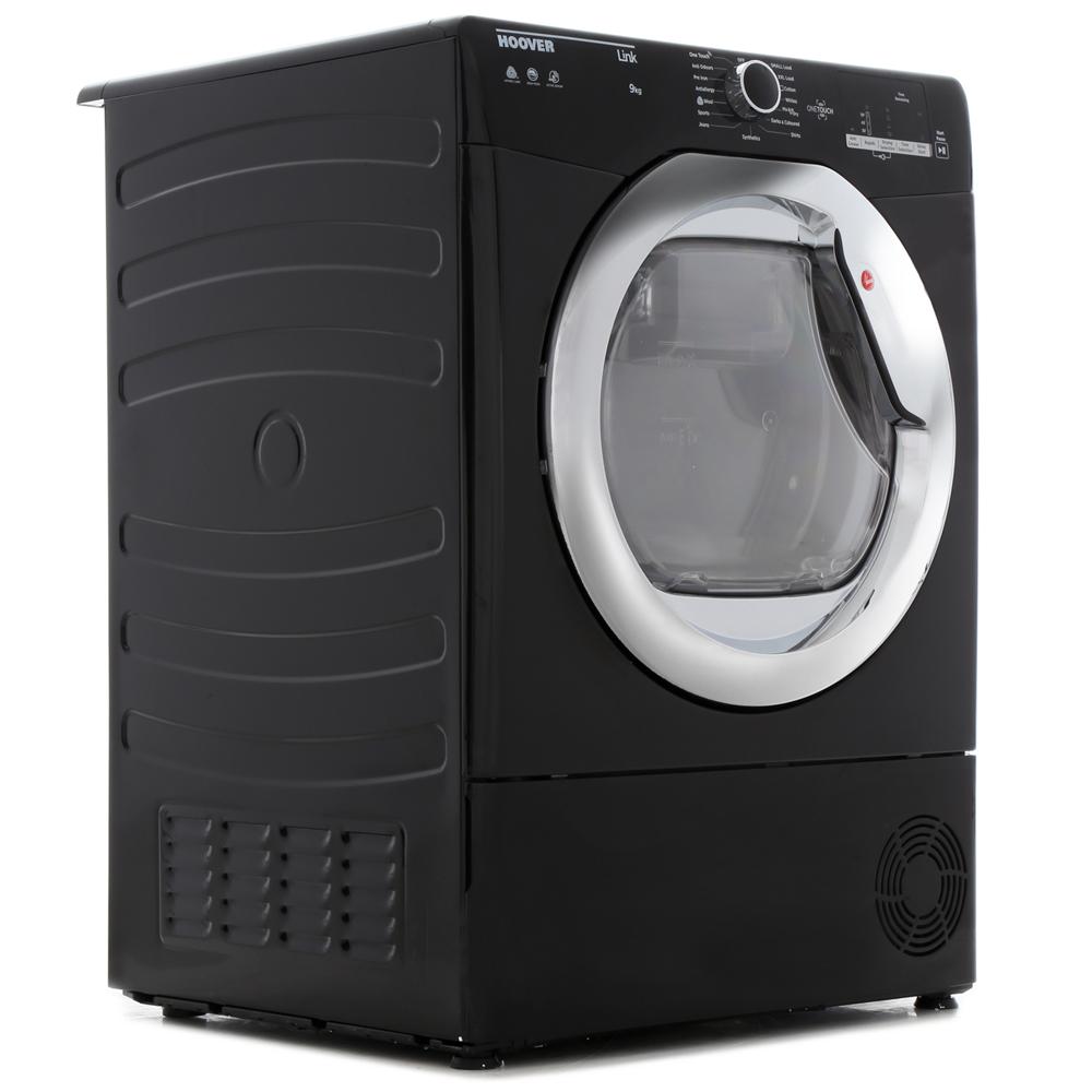 Buy Hoover HLC9DCEB Condenser Dryer Black with Chrome Rim Marks