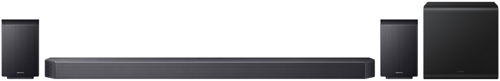 Samsung HWQ930H/XU 9.1.4 Channel Sound Bar with Wireless Dolby Atmos and QSymphony for Immersive Home Cinema Audio