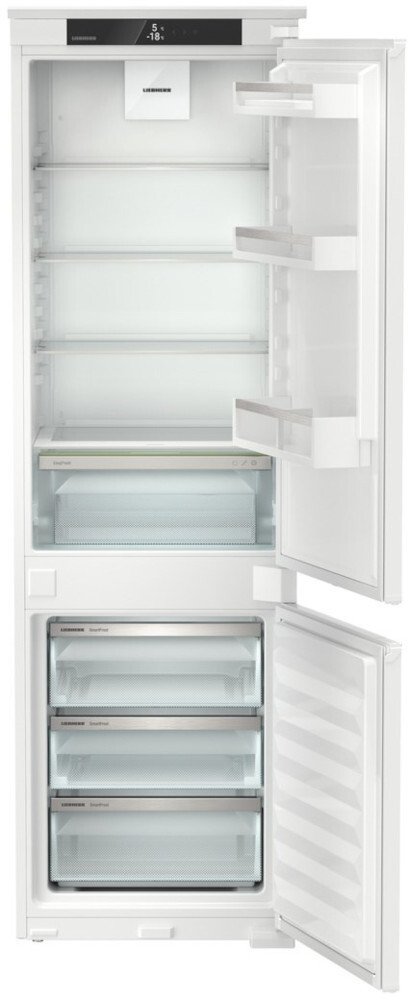 Liebherr ICSe5103 Integrated 70/30 Fridge Freezer, 183L Fridge and 81L Freezer Capacity, White
