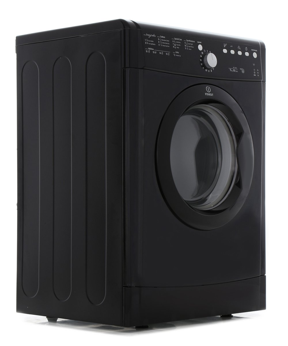 Buy Indesit IDVL 75 BRK.9 UK Vented Tumble Dryer (IDVL75BRK9) Black
