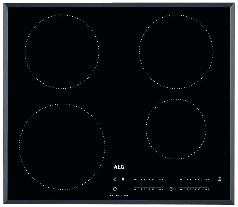 Buy AEG IKB64401FB Induction Hob Black with Bevelled Sides Marks Electrical