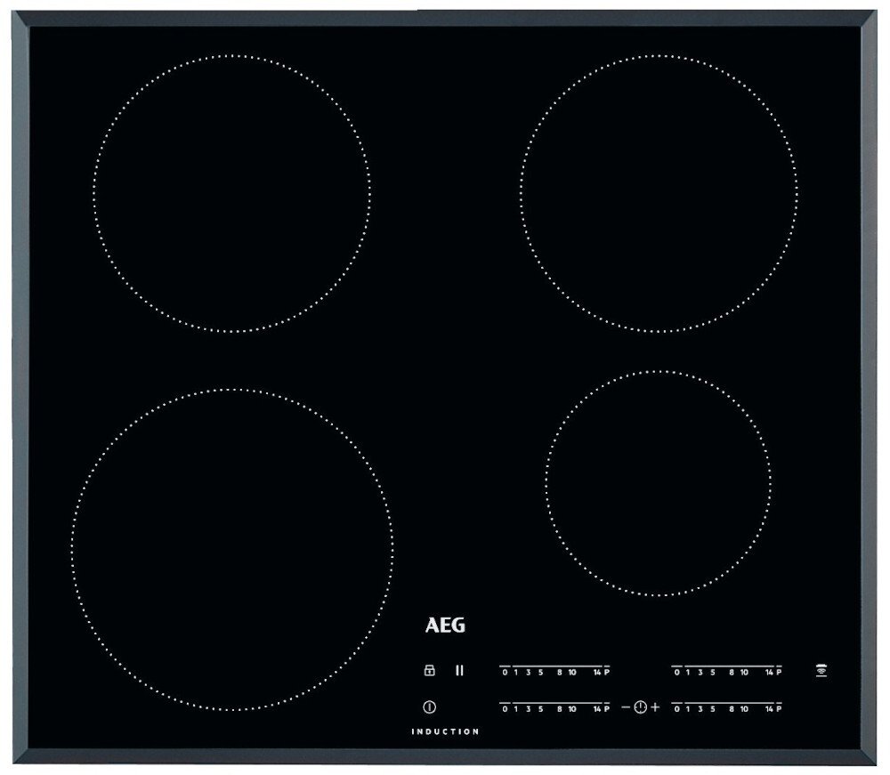 AEG IKB64401FB Induction Hob, Black with Bevelled Sides