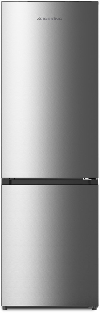 IceKing Fridge Freezer - Total No Frost - Silver IQ30-NF185X