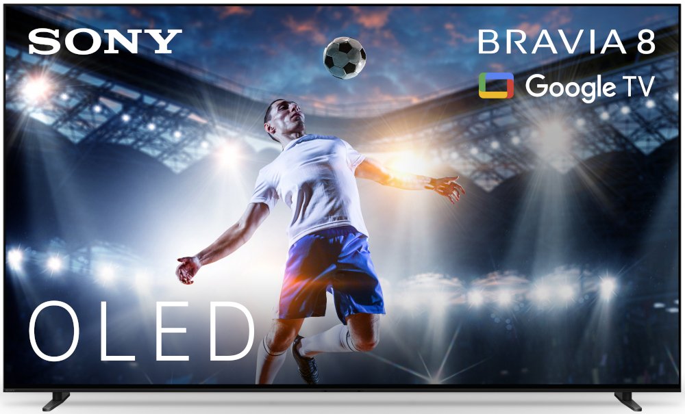 Sony BRAVIA 8 OLED 77 Inch 4K HDR Google Smart TV K77XR80 Black K77XR80PU Bravia 8