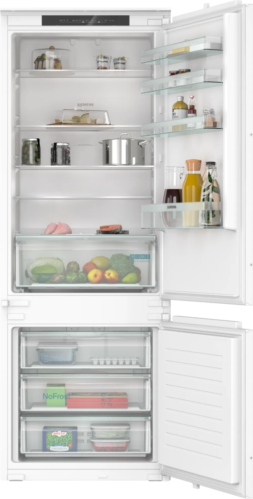 Siemens iQ100 KB96NNSE0 Integrated Fridge Freezer - 383L Total Capacity - White KB96NNSE0 iQ100
