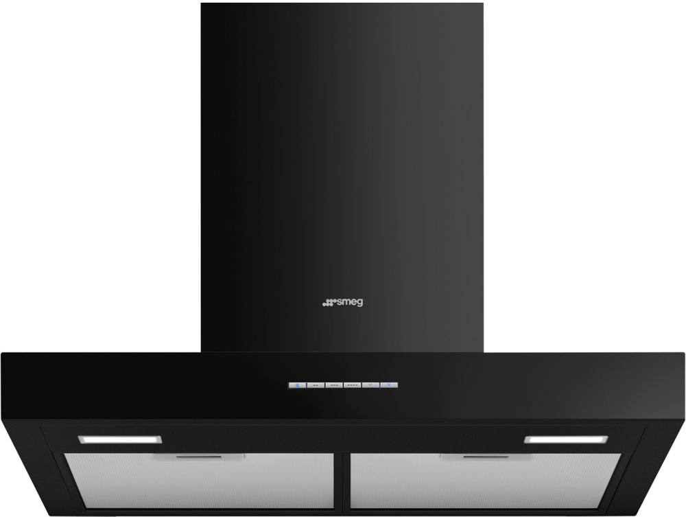 Smeg KBT600BL 60cm Chimney Cooker Hood - Black KBT600BL