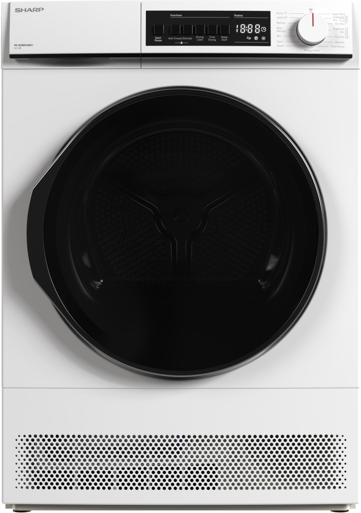 Sharp KDNCB8S7GW91 Condenser Tumble Dryer (KDNCB8S7GW91) Marks