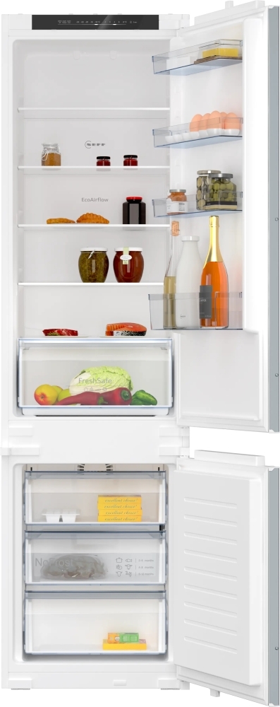 Neff KI7961SE0G Integrated Fridge Freezer - 215L Fridge, 75L Freezer - White KI7961SE0G N30