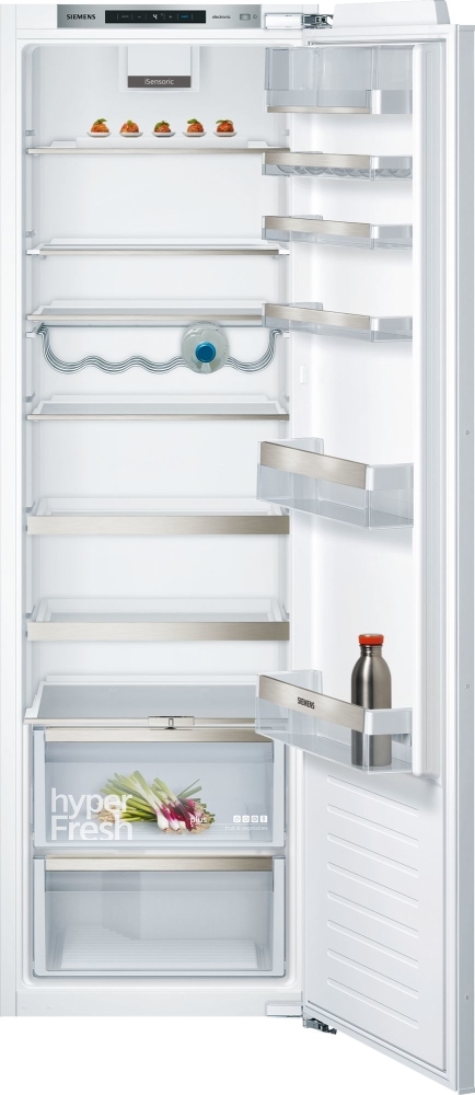 Siemens KI81RAFE0G iQ500 Built-In Larder Fridge, Fixed Hinge, White