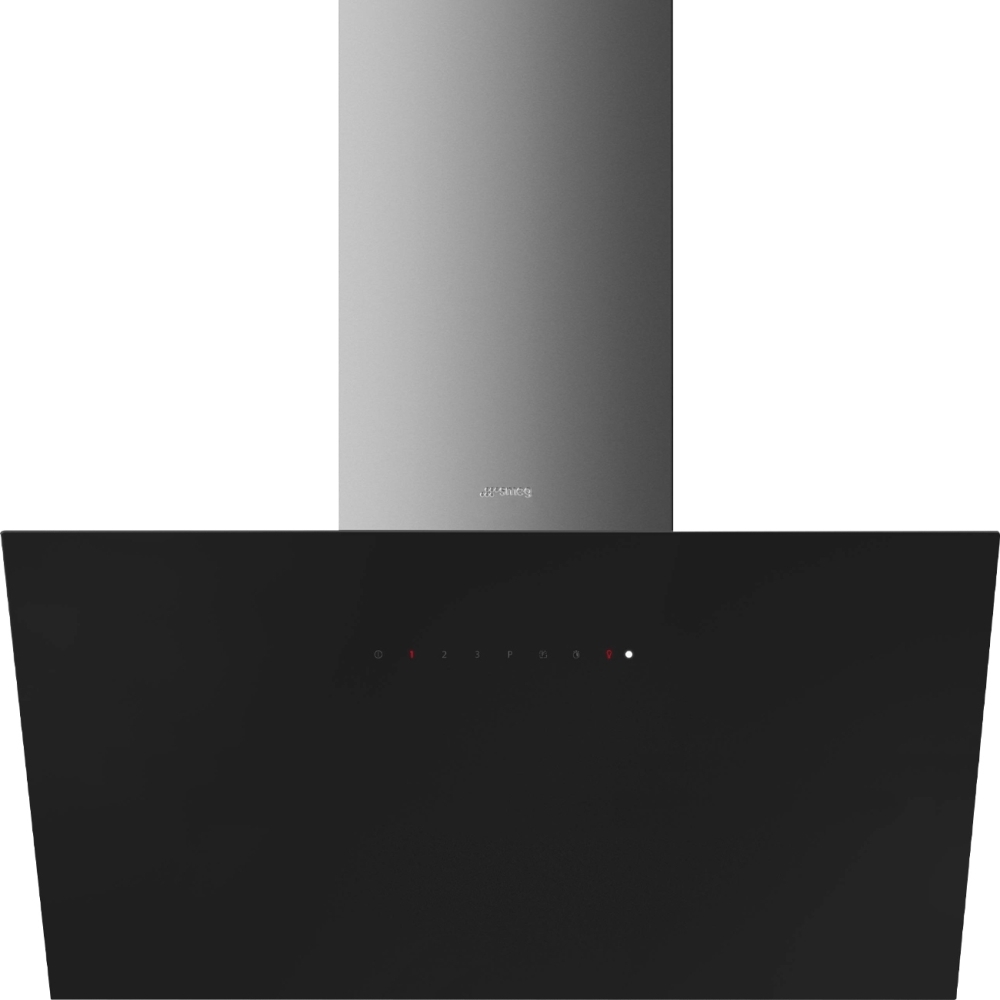 Smeg Black Kicv90bl2 90Cm Chimney Cooker Hood