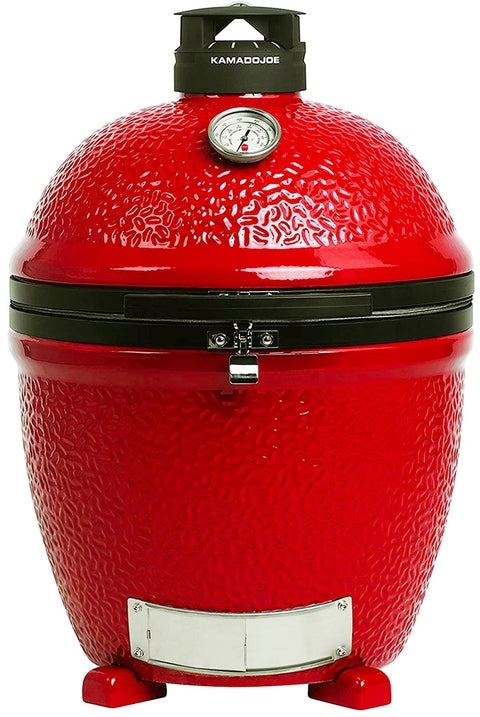 Kamado Joe KJ23NRHC Classic II Stand-Alone Charcoal Grill - Red - 18" Ceramic KJ23NRHC