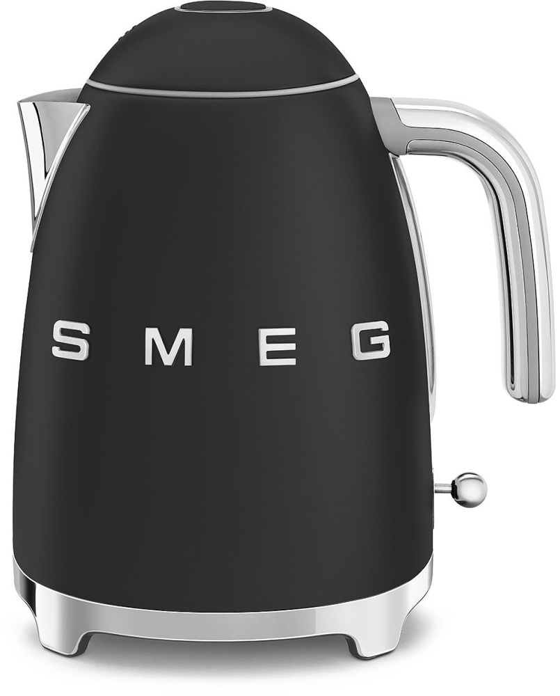 Smeg Black Klf03blmuk 1.7 Litre Jug Kettle, Matte