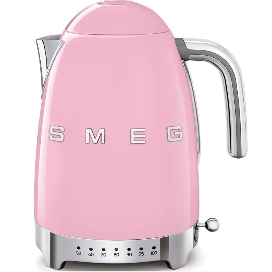 Smeg Pink Klf04pkuk 1.7 Litre Variable Temperature Kettle