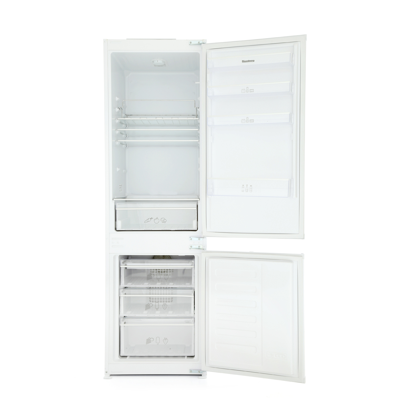 Buy Blomberg KNM4551i Integrated Fridge Freezer White Marks Electrical