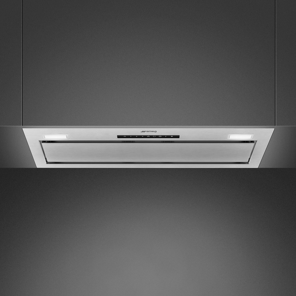 Smeg KSG8P4X Canopy Cooker Hood - 681 m³/h Extraction - Ducted/Recirculating - Touch Control - Stainless Steel KSG8P4X
