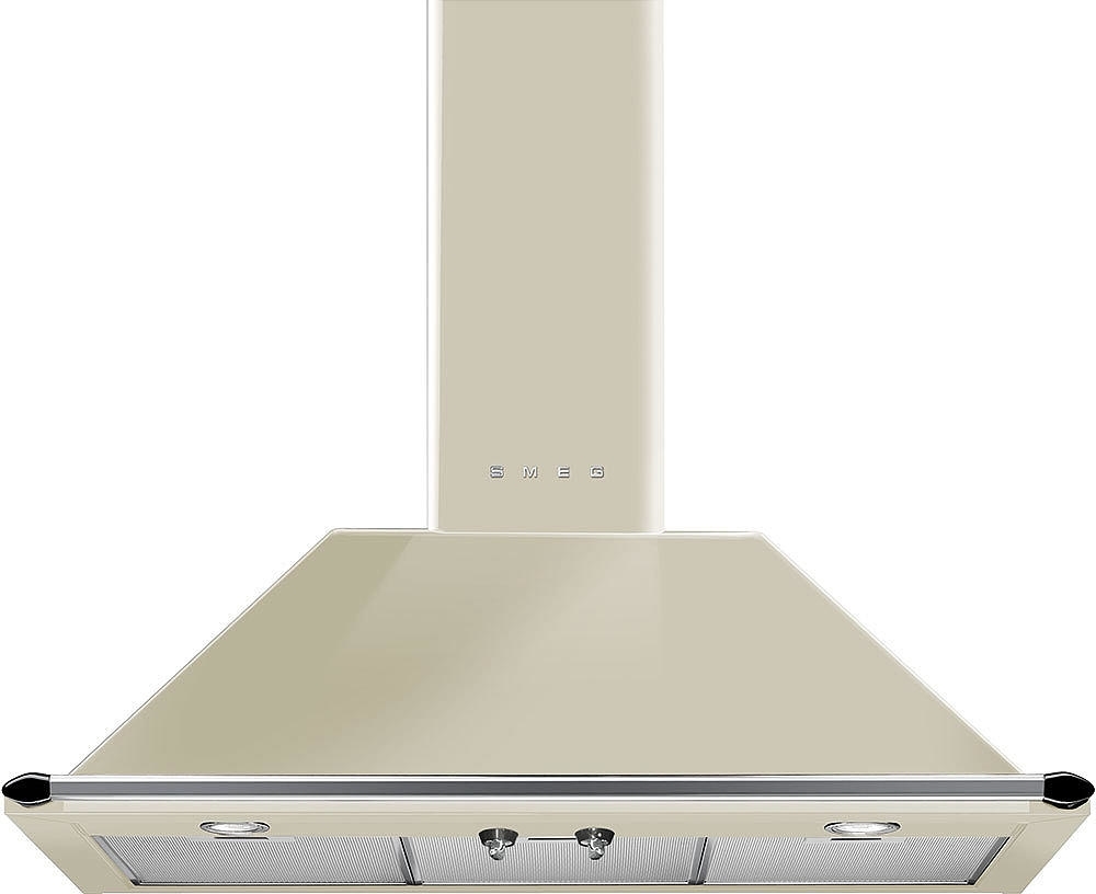 Smeg KT90PE Victoria 90cm Chimney Cooker Hood, Cream, A Rated