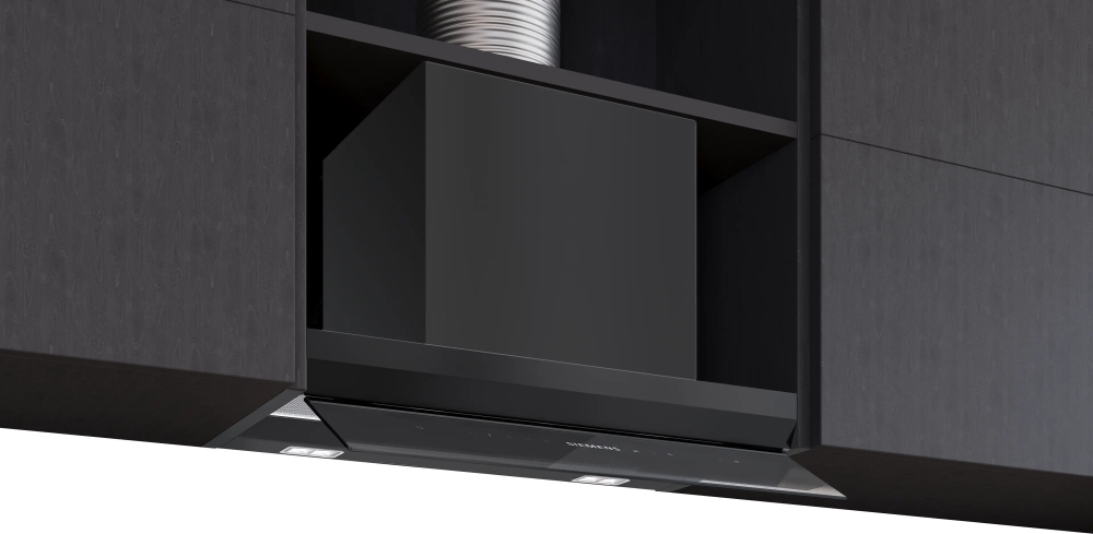 Siemens - Integrated Cooker Hood - Black - 427 m3/h LJ68BET60B iQ700