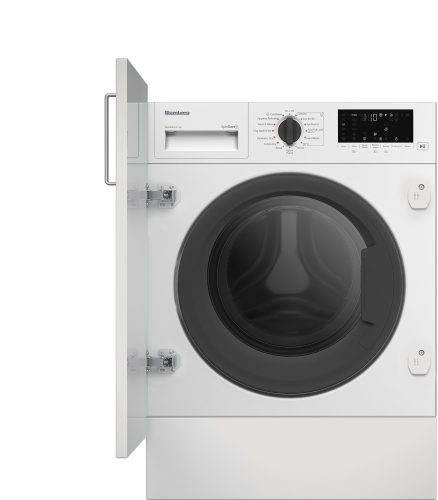 Blomberg White Lri1854111 Integrated 1400 Spin Washer Dryer 8Kg/5Kg - Image 4