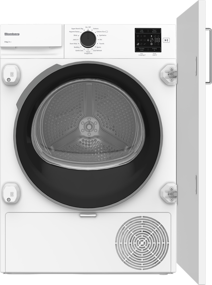 Blomberg White Ltdip08310 8Kg Integrated Heat Pump Tumble Dryer - Image 4
