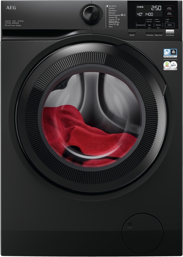 AEG LWR7196U4B Washer Dryer 9kg/5kg 1600 Spin Grey A Rated Freestanding LWR7196U4B
