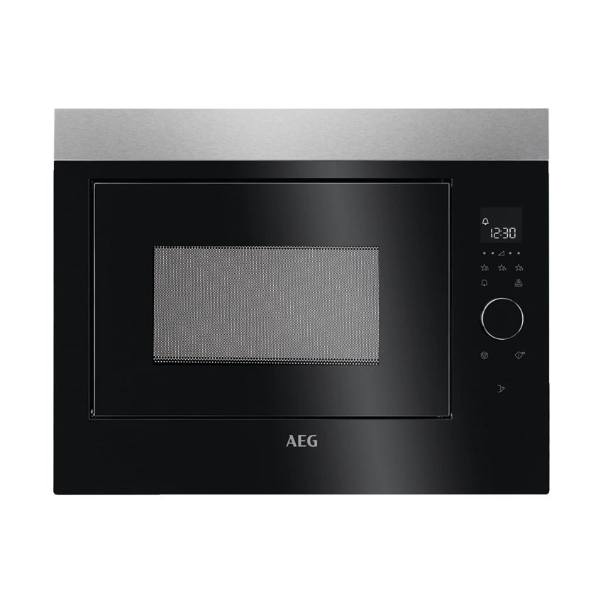 AEG MBE2658SEM Built-In Microwave, Stainless Steel and Black