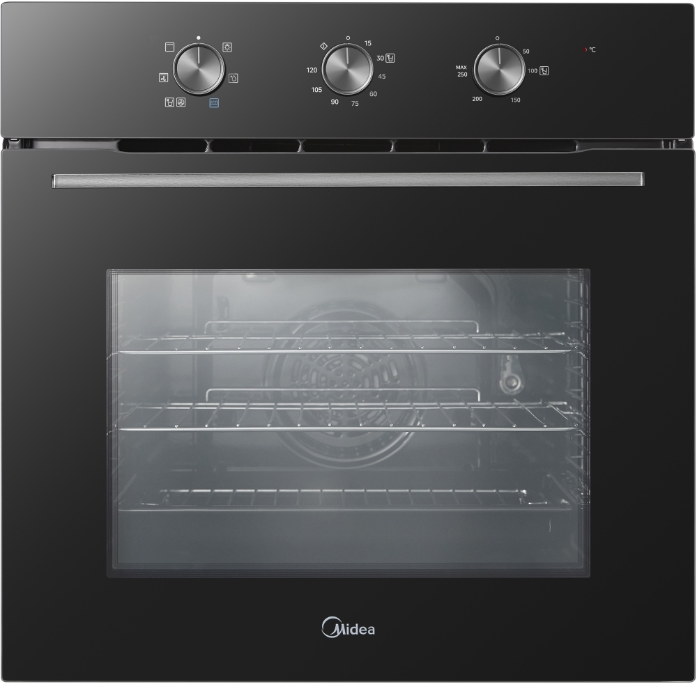 Midea Mbo65M90M1-Bk Fan Built-In Single Oven - Black - Oven Only - Image 6