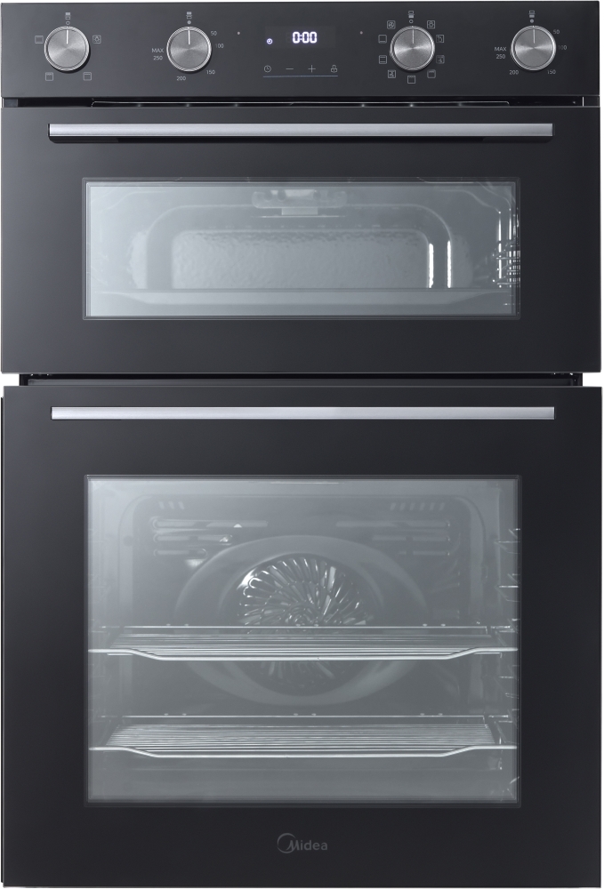 Midea MBOD70M30D0-BK Built In Electric Double Oven, A Rated, Black - Image 3